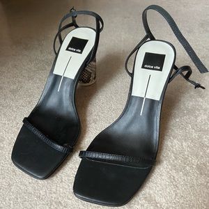 NEVER WORN LIKE NEW Dolce Vita Snake Skin Heels